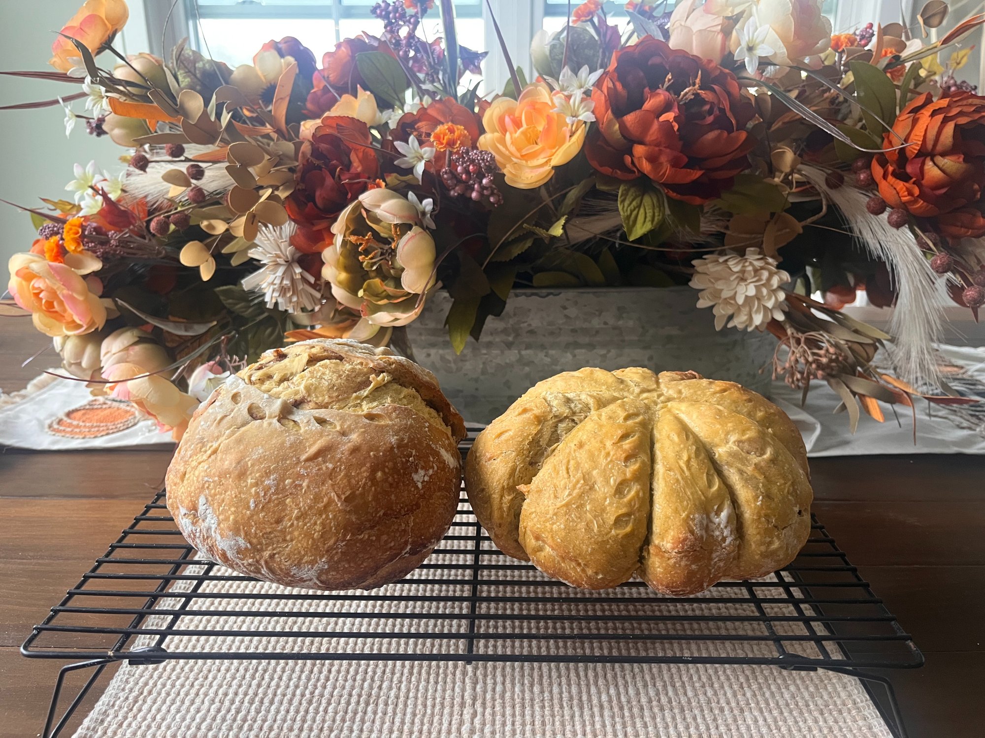 Pumpkin Sourdough Loaf by Sophie's Loafies