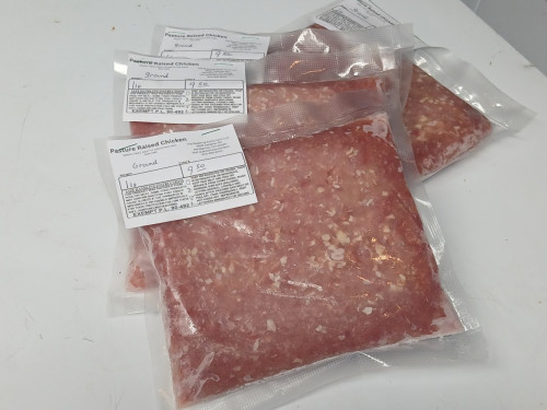 Pasture Raised Ground Chicken by THE ROAMING ACRES FARM LLC